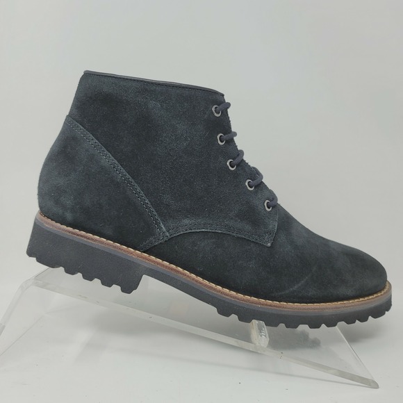 Driver Club USA Men\'s Chukkas Sz 8.5 M Highland Park Leather Black Suede main image 10